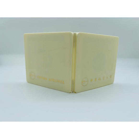 Vintage China Airlines Bifold Double Picture Frame with Artwork & Welcome Aboard - Picture 11 of 11